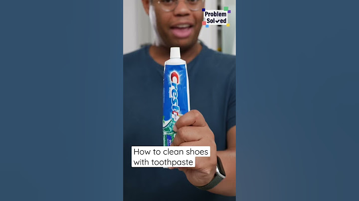 How to clean shoes with toothpaste #shorts #lifehacks