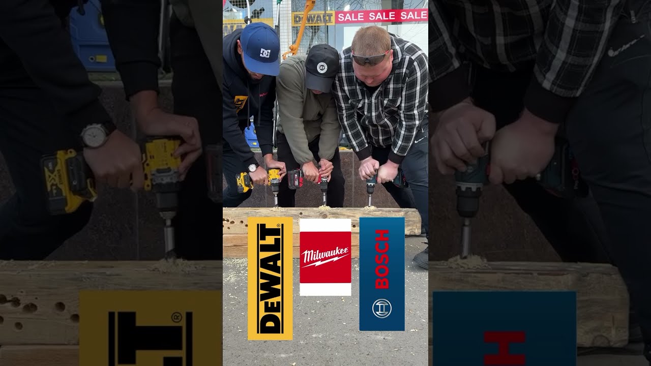 DeWalt Vs Bosch Milwaukee 