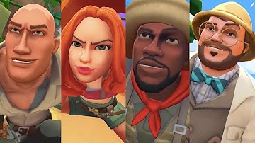 Jumanji: Epic Run - All Characters and Maps - Part 7