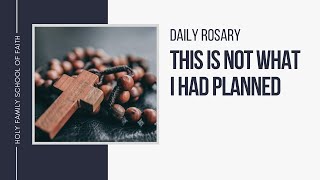 [Daily Rosary Meditations] This is Not What I Had Planned
