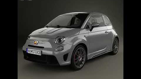 3D Model Fiat 500 Abarth 695 Biposto 2014 at 3DExport.com