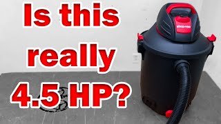 How Much Horsepower Does Your Shop Vac Really Have: #078