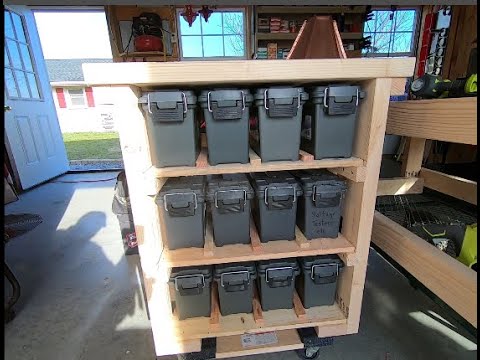 You WON'T Believe What I BUILT With Harbor Freight AMMO Cans! DIY Portable  Parts Cart- Part 2 