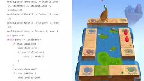 Swift Playgrounds: Build a loop: Code Solution and Run