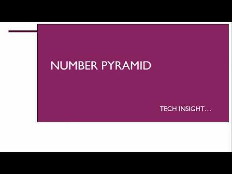 Number Pyramid  In C#