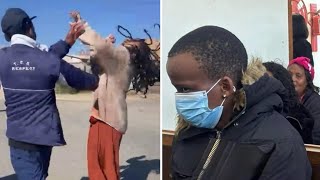 He's a student and ass@ult€d a student teacher in Freestate he's now arrested and embarrassed