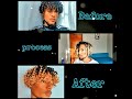 Watch me BLEACH MY NATURAL HAIR at home | South African Youtuber