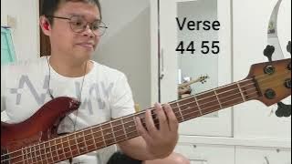 KUNAIKKAN SYUKURKU (REIMAGINED) - NDC WORSHIP (DRUMCAM) | BASS COVER