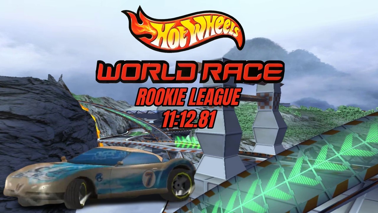 Hot Wheels World Race Rookie League in 11:12.81