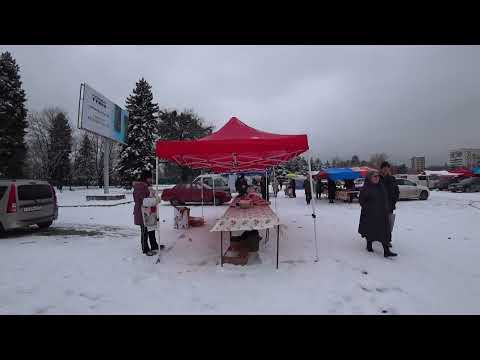 Нальчик. Прогулка возле стадиона Спартак. Продовольственная ярмарка в Нальчике. Площадь Абхазии