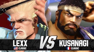 SF6 Lexx (Guile) vs Kusanagi (Ryu) Street Fighter 6