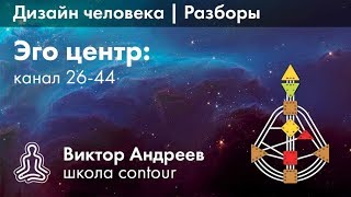 ЭГО ЦЕНТР И КАНАЛ 26-44 В ДИЗАЙНЕ ЧЕЛОВЕКА ► Астродизайн