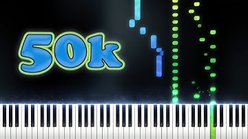 50,000 SUBSCRIBERS 50,000 NOTES (Playable Version) - Piano Tutorial