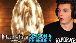 THE RETURN OF...? | Attack on Titan REACTION Season 4 Episode 9 (Brave Volunteers)