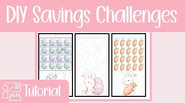 Tutorial: How to create Savings Challenges in Canva