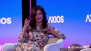 Microsoft’s Sarah Bird with Axios’ Ina Fried