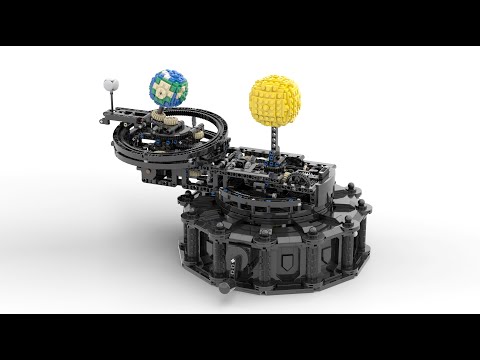 Sun Earth Moon Orrery (Lego MOC-88534)