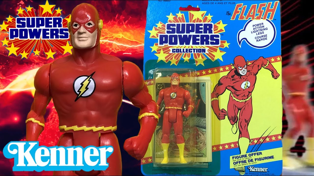 1984 Super Powers The Flash Daddy Daughter Retro Review - YouTube