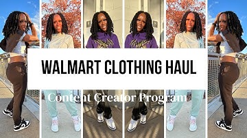 WALMART Clothing Haul | Content Creator Program