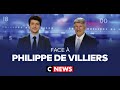 Face  philippe de villiers  10 mai 2024 cnews