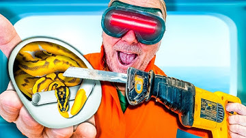 Insane Snake Egg Cutting!