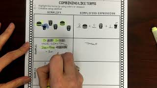 5 1 Notes Combining Like Terms