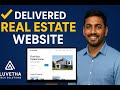 Delivered a Stunning Real Estate Website | Client Project by Luvetha Tech Solutions