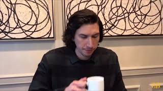 adam driver being annoyed by interviewers for two minutes straight