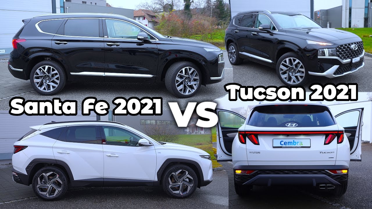 2022 Hyundai Tucson vs. Santa Fe