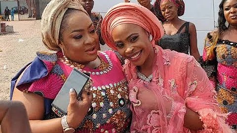 Foluke Daramola, Madam Saje Storms In Style As She Snap with Ibrahim Chatta's Very Beautiful Wife