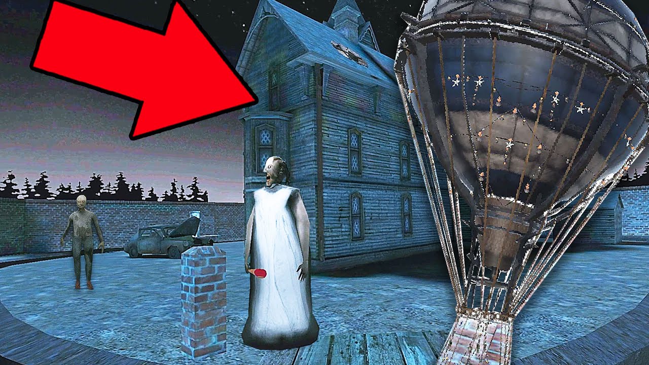 Nessa NOVA VERSÃO de GRANNY 3 é possível FUGIR de BALÃO?!! OMG