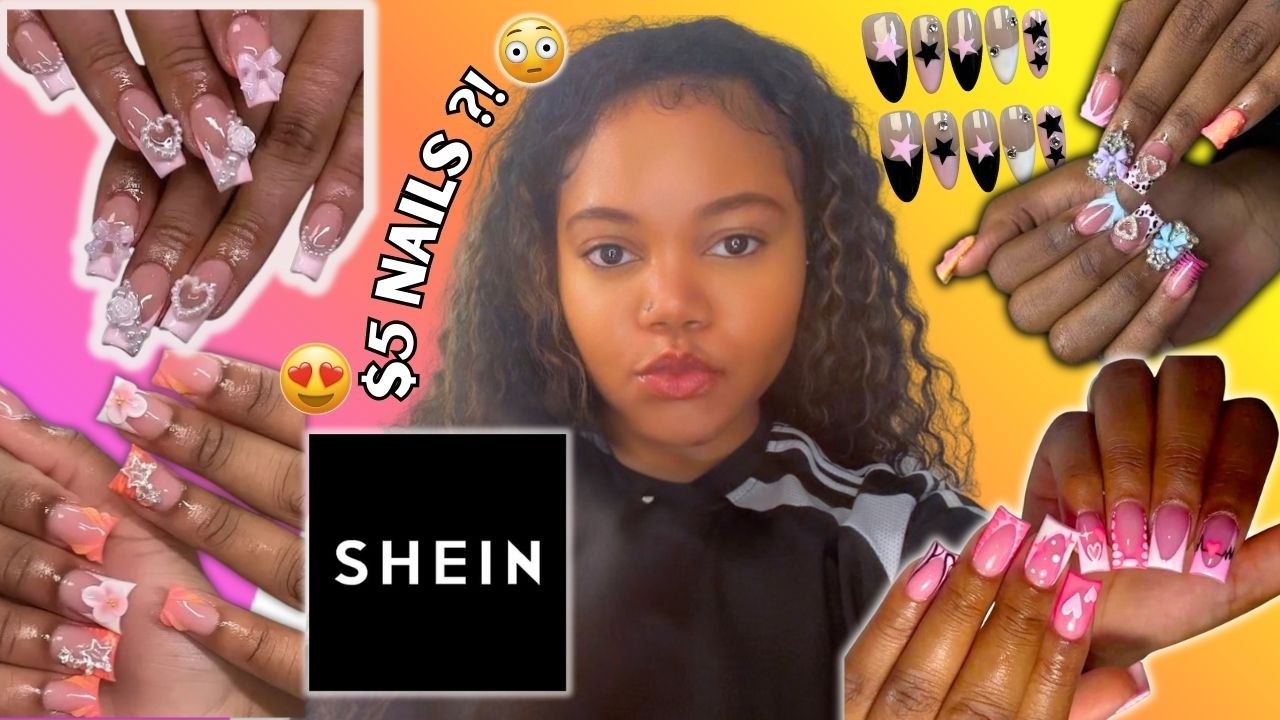 Watch Me Apply SHEIN Press-Ons(They’re Actually So Cute💅🏾) Easy Application Tutorial