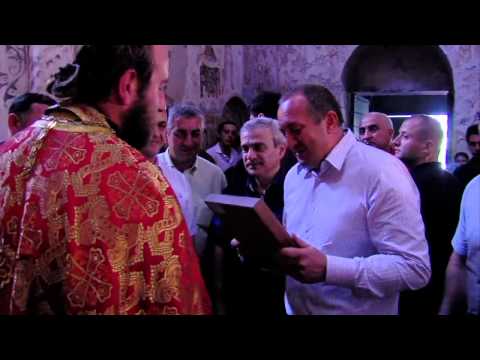 გიორგი მარგველაშვილი მარიამობის სადღესასწაულო წირვაზე