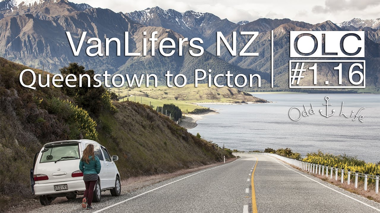 Vanlifers New Zealand - Queenstown to Picton - Odd Life Crafting Ep.1.16