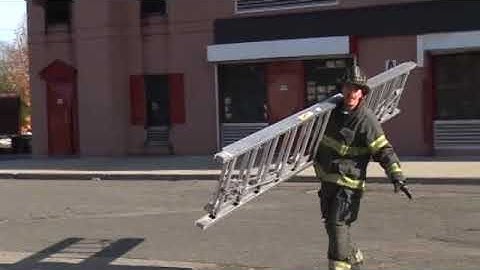 Single-Firefighter Ladder Raise