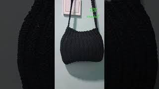 #crochet #bag#nylon #yarn #black #please #subscribe #thankyou