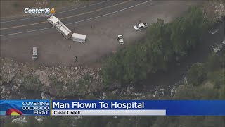 2 tubers rescued from Clear Creek during Highway 6 closure