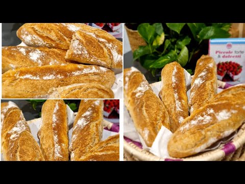 الخبز الفرنسي أو الباكيط احسن من الجاهز بطريقة مبسطة و ناجحة 100