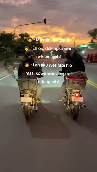 👧🏻 : mas sini tak peluk? | Status wa anak motor cb herex malam