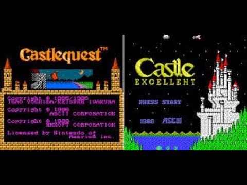 Castlequest (Castle Excellent) Walkthrough прохождение NES, Famicom, Dendy, 8 bit