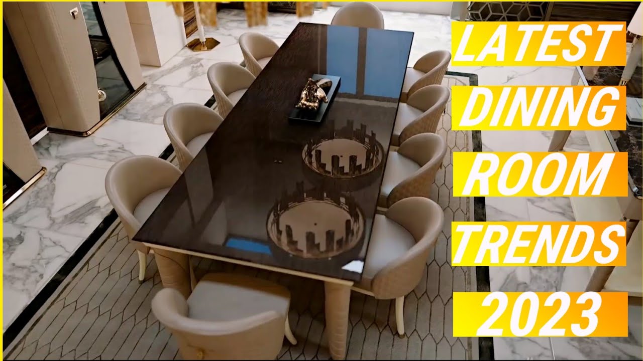 LATEST MODERN DINING ROOM DESIGN TRENDS 2023 | UNIQUE DINING TABLE ...