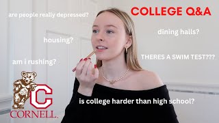 college Q&A / grwm | cornell university, meal plan, housing, gyms