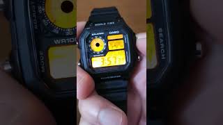 Casio Backlights  Types of backlights used #casiowatch