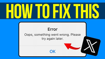 How To Fix X Login Error on iPhone - Oops Something Went Wrong Please Try Again Later (STEP BY STEP)