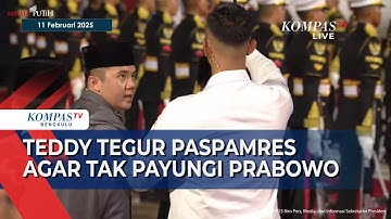 Saat Seskab Teddy Tegur Paspampres Tak Usah Payungi Presiden Prabowo Kala Sambut Erdogan