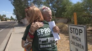 Grandmother Pays It Forward to Phoenix crossing guard who helps kids