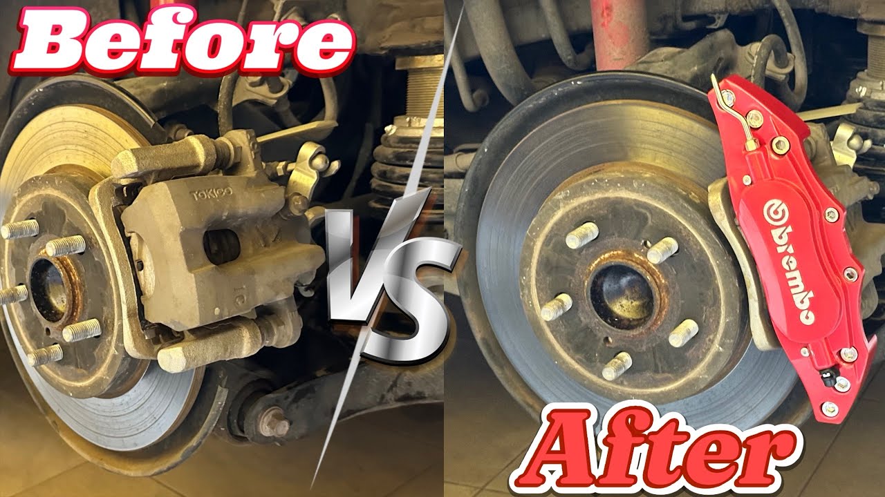 কার ব্রেক ক্যালিপার কভার ।Car Brembo Brake Caliper Cover Installation