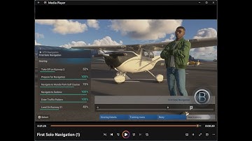 MSFS 2024:Activities: Flight Training: VFR Navigation: First Solo Navigation