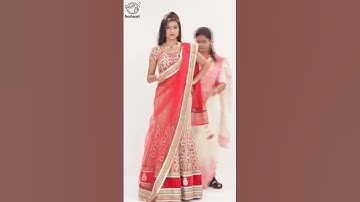 Lehenga Dupatta Draping Style - How To Wear Lehenga Saree - Gorgeous Ways To Drape Lehenga Dupatta.