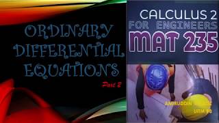 CHAPTER 4 ORDINARY DIFFERENTIAL EQUATIONS - Part 2